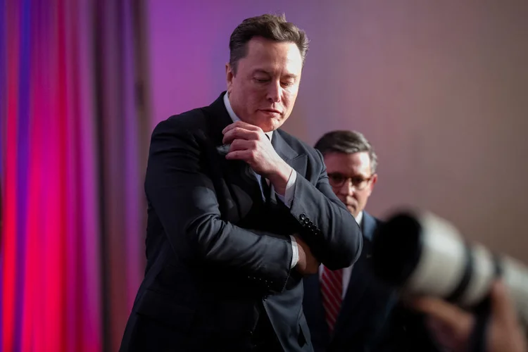 Aliado chave de Trump, Elon Musk mostrou peso político em rejeição de projeto de financiamento na Câmara  (Andrew Harnik/Getty Images/Getty Images)