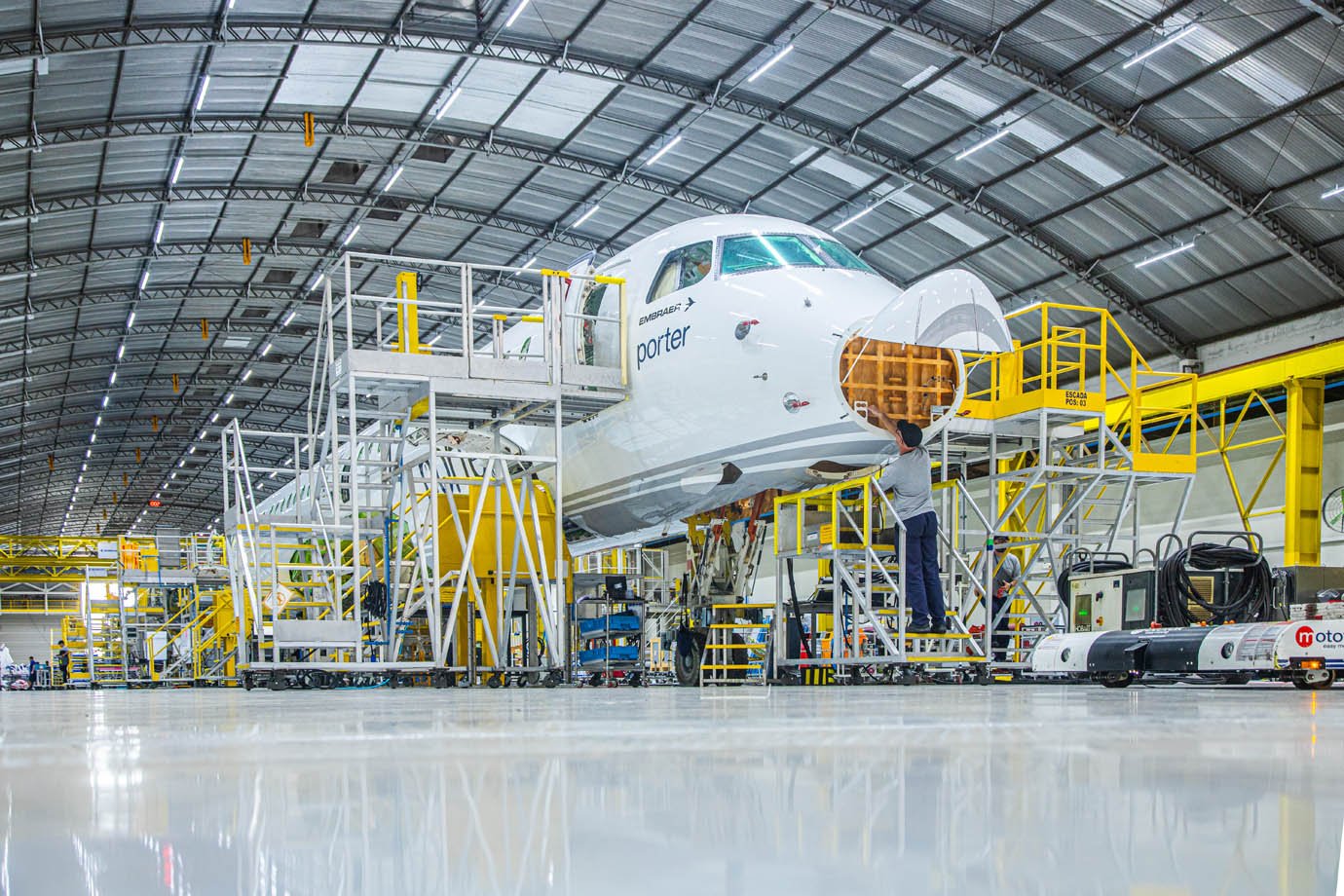 Fabrica da EMBRAER em São Jose dos Campos - SP
Industria, brasileira, aviação, 

Foto: Leandro Fonseca
Data: 17/03/2025