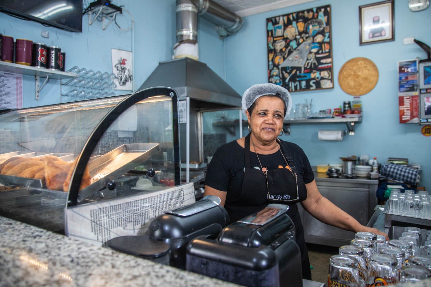 Edinólia, a Dona Edi, do Bar do Biu: seus pratos são até hoje um dos segredos do sucesso do estabelecimento