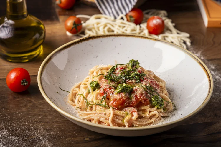 Modern Mamma Osteria:   Tonnarelli Moma Mia, prato especial para o Dia Internacional da Mulher (Mário Rodrigues/Divulgação)