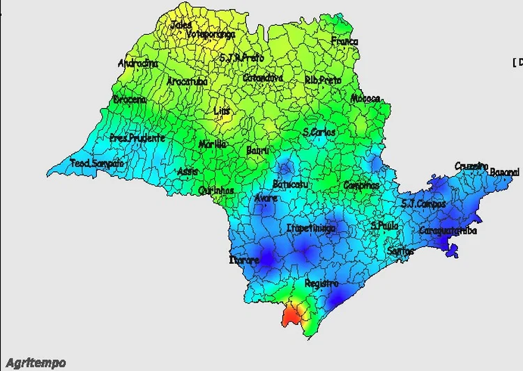 São Paulo registra mudança no tempo: chuva e queda nas temperaturas (Reprodução/ Unesp)