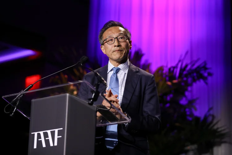 Joe Tsai, presidente do Alibaba Group (JP Yim/Getty Images)