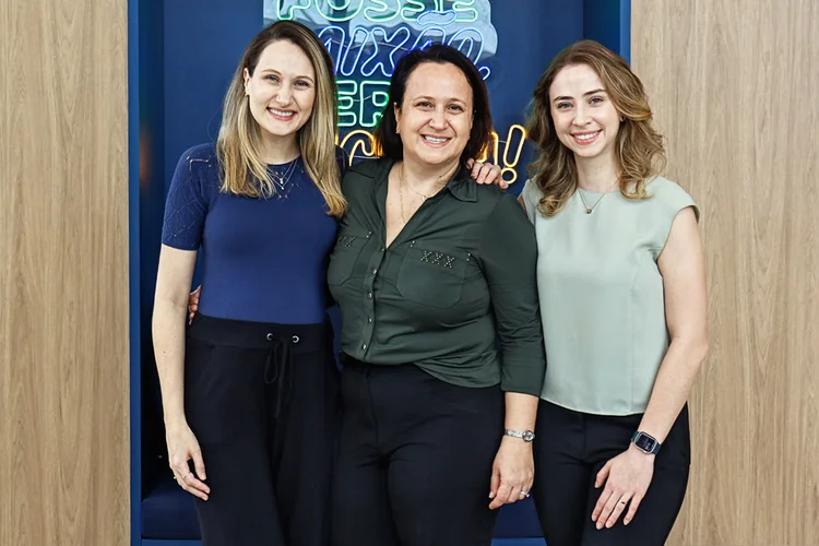 A liderança da Disdal: Carolyne, Luciana e Rafaela Dal Berto (divulgação/Divulgação)