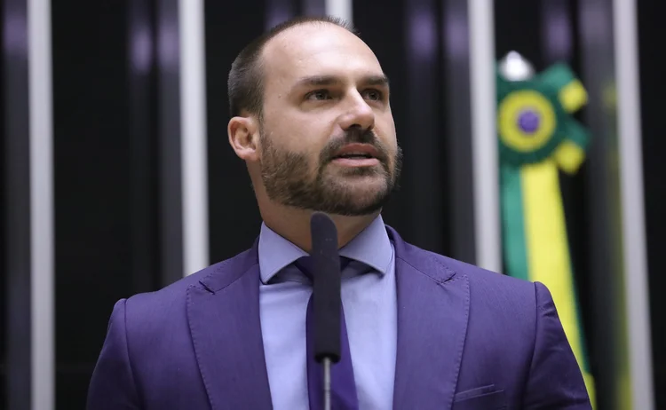 Eduardo Bolsonaro: parlamentar está licenciado do cargo e morando nos Estados Unidos (Agência Câmara/Agência Câmara)