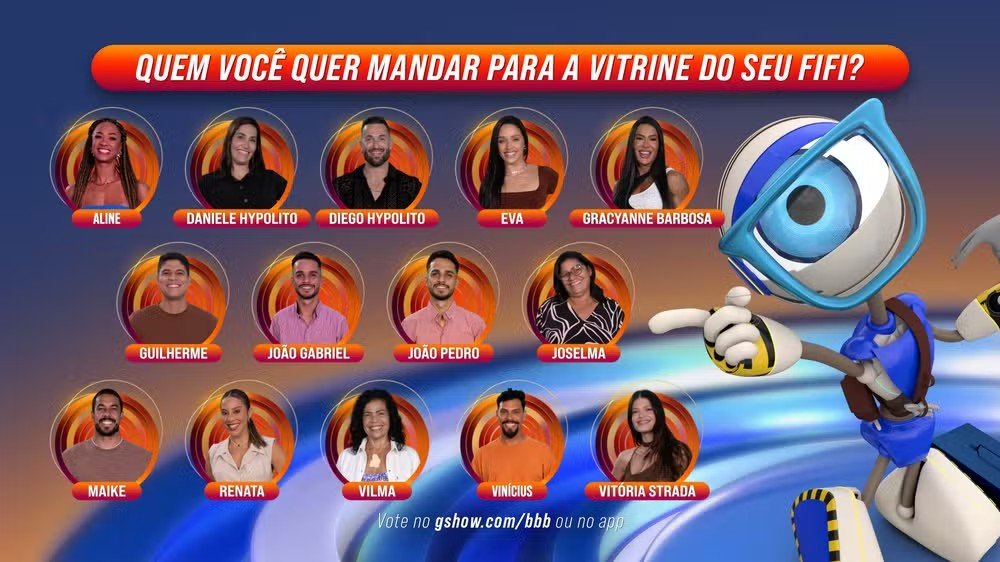 BBB 25: quem vai para a Vitrine do Seu Fifi? Veja previsão e como votar