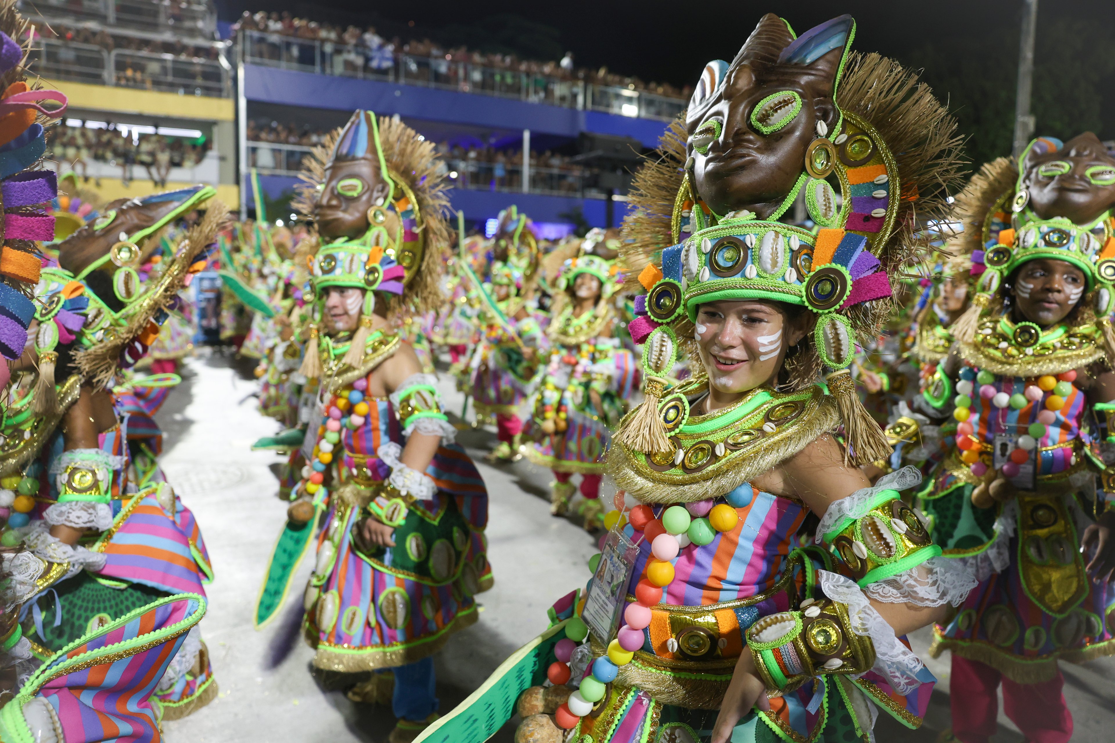 Rio de Janeiro (RJ), 03/03/2025 – Beija-Flor de Nilópolis desfila no segundo dia de carnaval do grupo Especial na Marquês de Sapucaí, na região central do Rio de Janeiro. Foto: Tomaz Silva/Agência Brasil