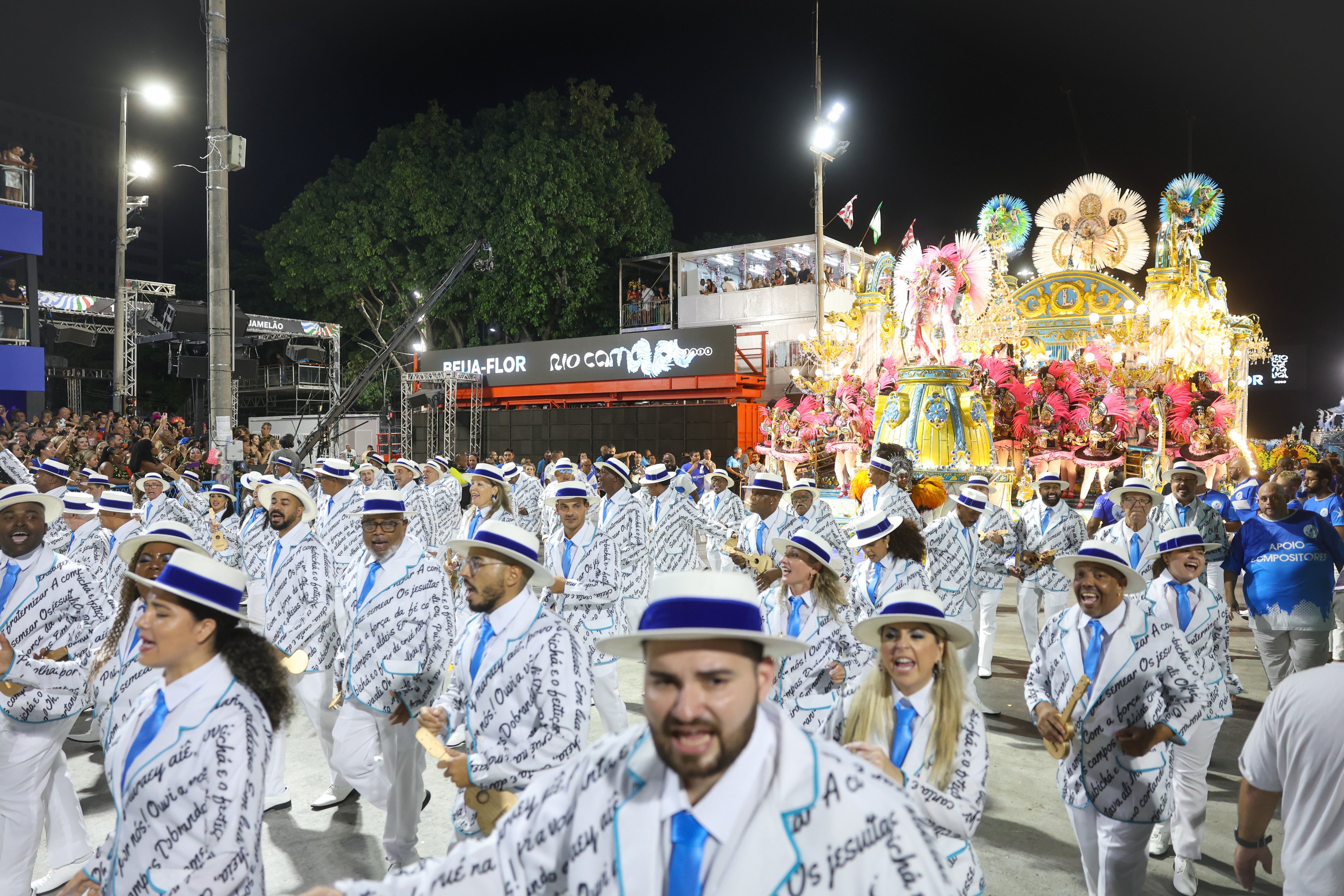 Rio de Janeiro (RJ), 03/03/2025 – Beija-Flor de Nilópolis desfila no segundo dia de carnaval do grupo Especial na Marquês de Sapucaí, na região central do Rio de Janeiro. Foto: Tomaz Silva/Agência Brasil