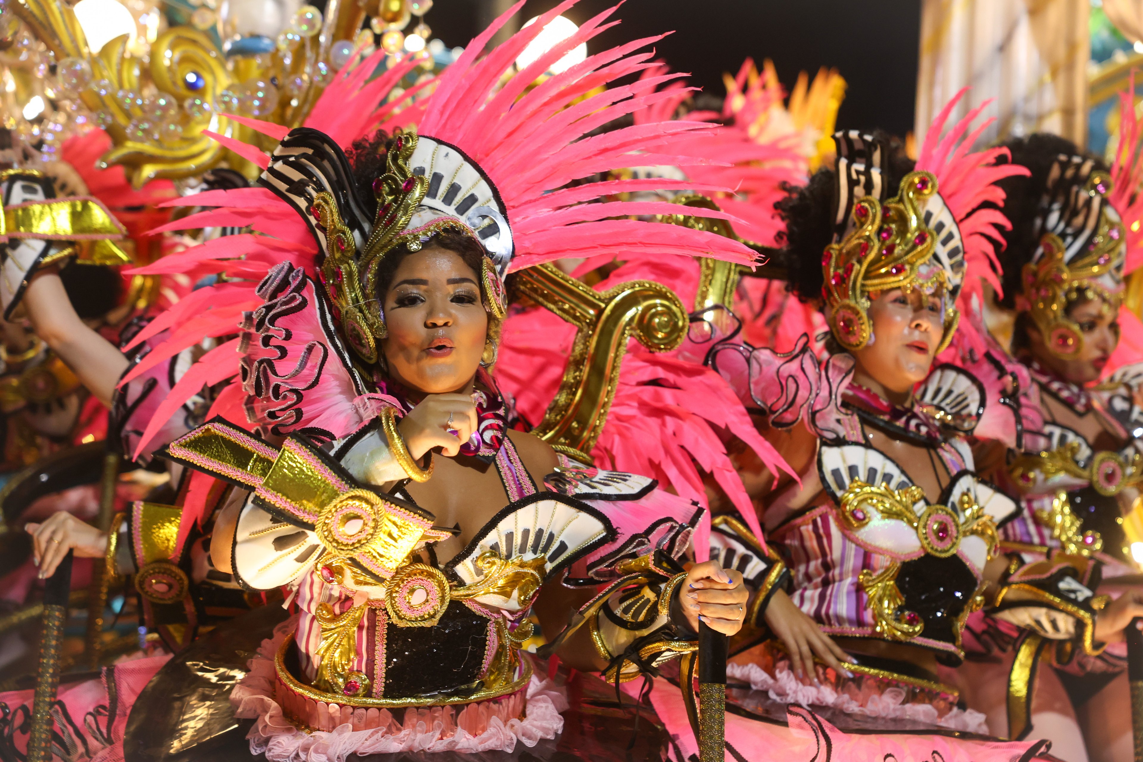 Rio de Janeiro (RJ), 03/03/2025 – Beija-Flor de Nilópolis desfila no segundo dia de carnaval do grupo Especial na Marquês de Sapucaí, na região central do Rio de Janeiro. Foto: Tomaz Silva/Agência Brasil