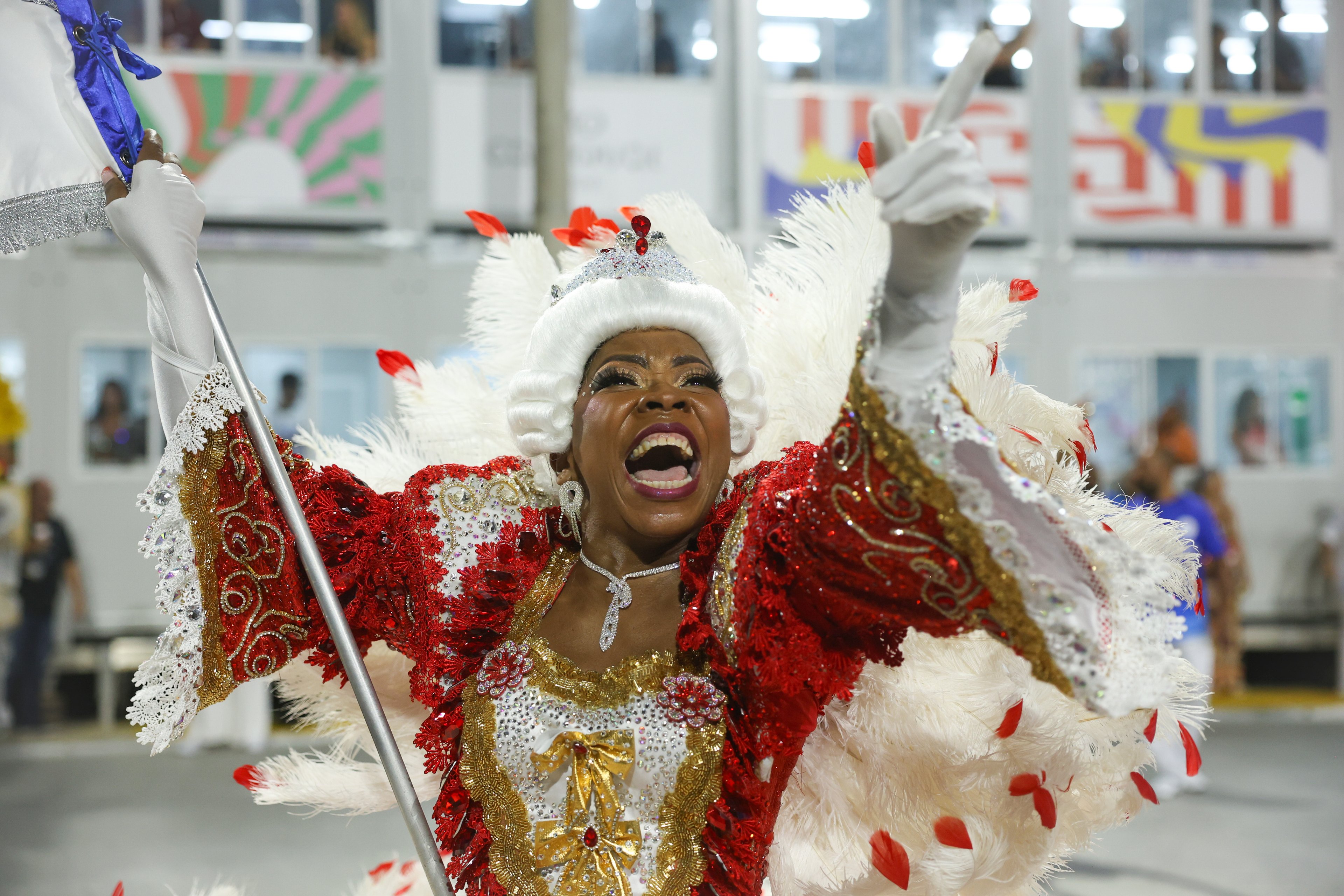 Rio de Janeiro (RJ), 03/03/2025 – Beija-Flor de Nilópolis desfila no segundo dia de carnaval do grupo Especial na Marquês de Sapucaí, na região central do Rio de Janeiro. Foto: Tomaz Silva/Agência Brasil