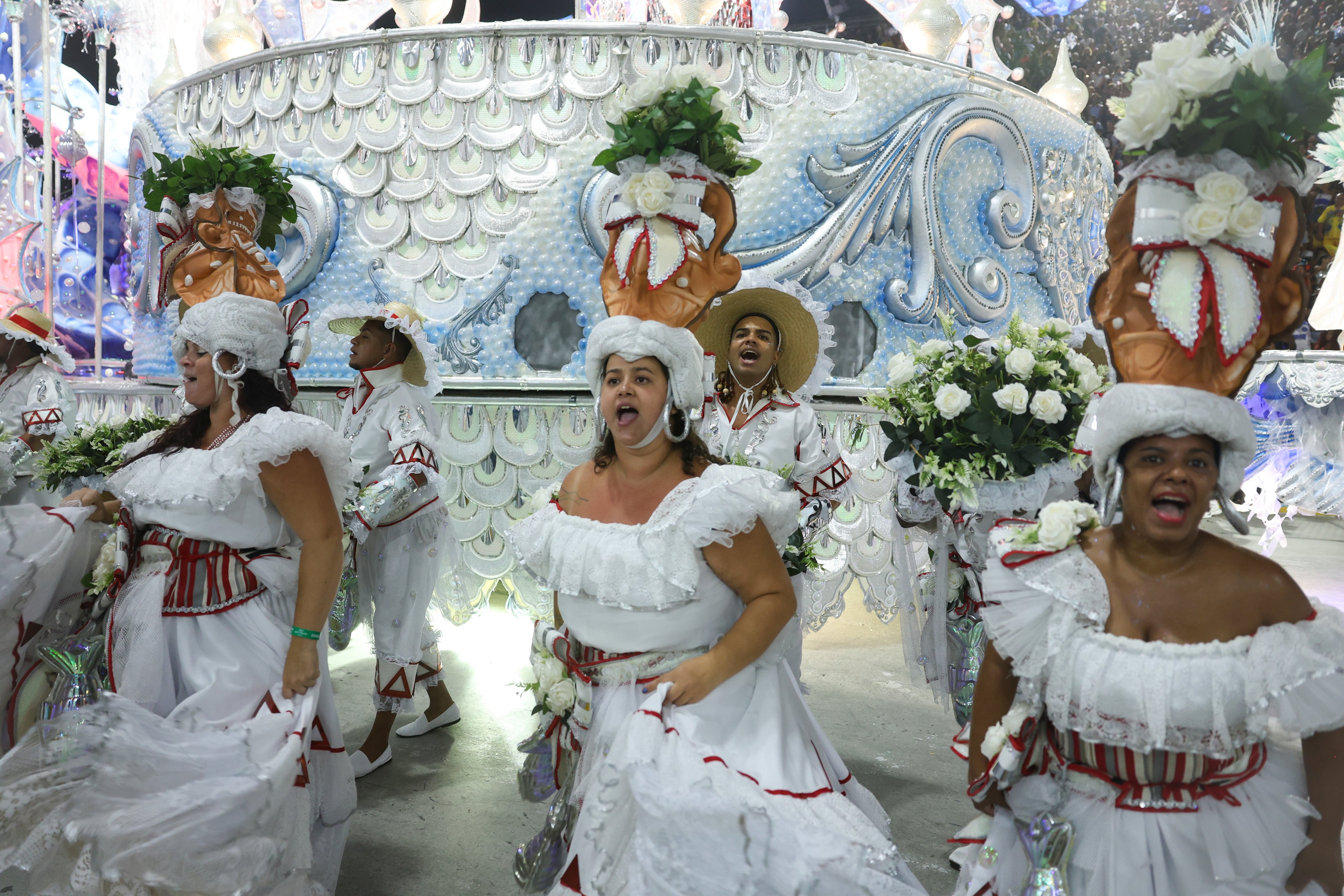 Rio de Janeiro (RJ), 03/03/2025 – Beija-Flor de Nilópolis desfila no segundo dia de carnaval do grupo Especial na Marquês de Sapucaí, na região central do Rio de Janeiro. Foto: Tomaz Silva/Agência Brasil