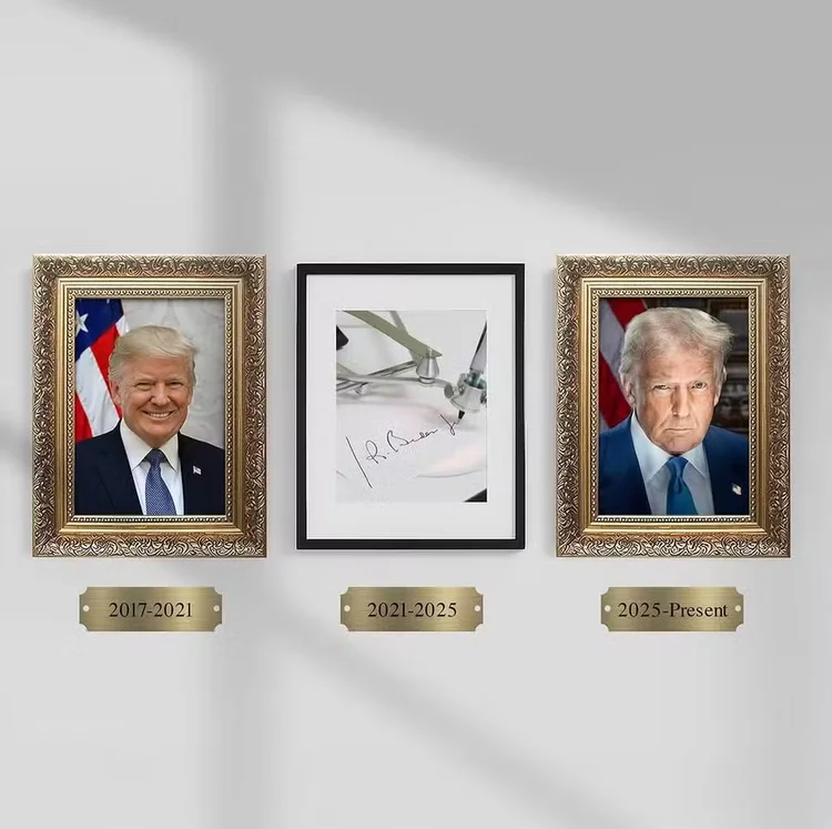 Auto pen: Trump compartilha montagem provocativa sobre Biden assinando documentos com máquina (Reprodução/ Instagram)