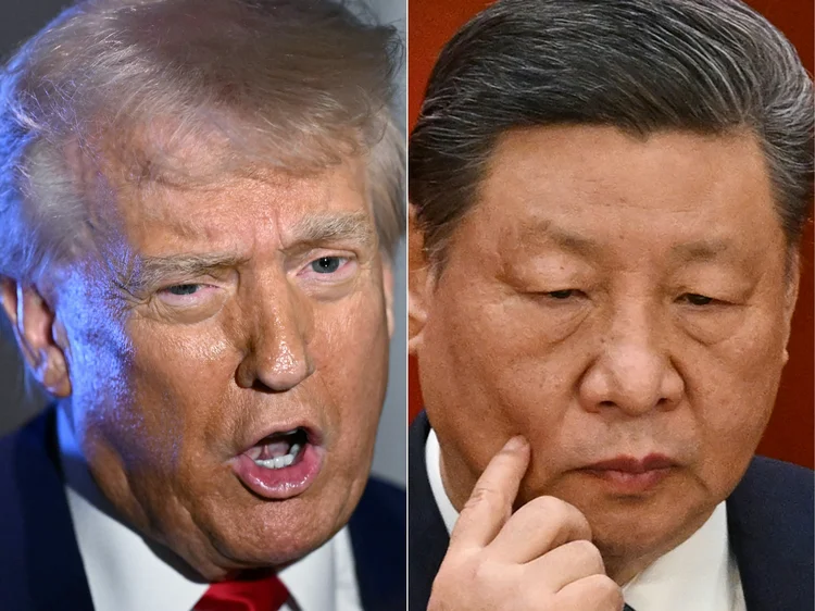Desde o início deste ano, as tarifas impostas à China chegam a 145% (AFP/AFP)
