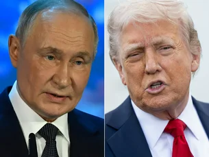 Começou a conversa telefônica entre Trump e Putin