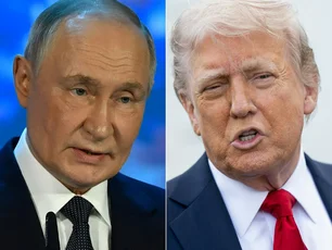 Imagem referente à matéria: Começou a conversa telefônica entre Trump e Putin