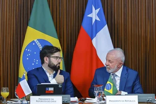 Imagem referente à matéria: Lula e Boric defendem multilateralismo e união entre os latino-americanos, em reunião em Brasília
