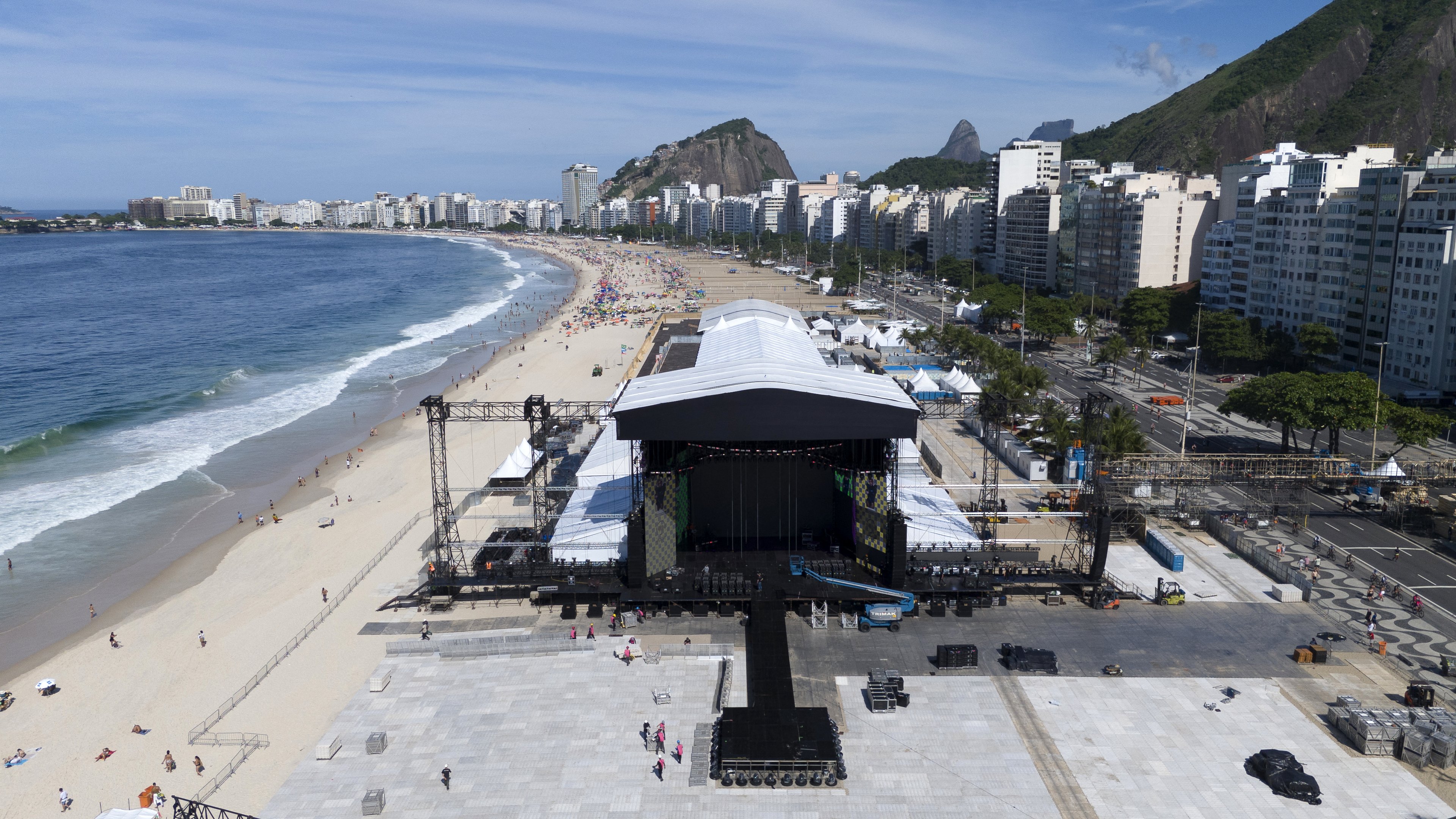 Lady Gaga: banheiros, ambulâncias e pontos de apoio durante o show