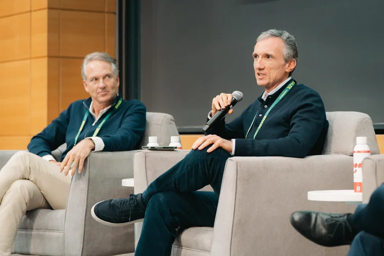 Behring e Bartunek: na carreira, o mais importante são aqueles com quem você anda (Brazil Conference/Divulgação)