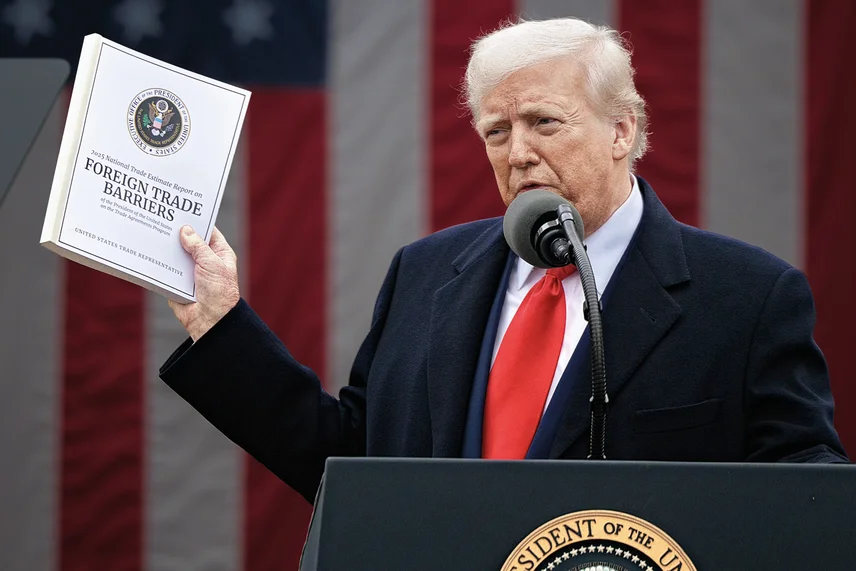 Imagem referente à notícia: Trump tem início de mandato arrasador em muitas frentes — e com recorde de medidas desde a 2ª Guerra