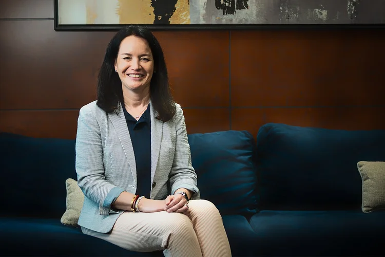 Laurinda Pang, CEO global da sueca Sinch: empresa está concentrando em consolidar suas operações no Brasil (Sinch/Divulgação)