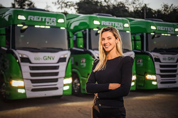 Vanessa Pilz, da Reiter Log: “O caminhão elétrico ainda é caro — custa até três vezes mais que um convencional. Mas o custo por quilômetro rodado compensa em rotas dedicadas e circuitos fechados” (Divulgação)