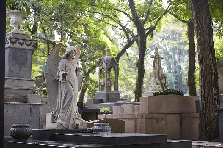 Cemitério da Consolação, em São Paulo, um dos seis cemitérios que serão beneficiados pela parceria (Virada da Saúde/Wikimedia Commons)