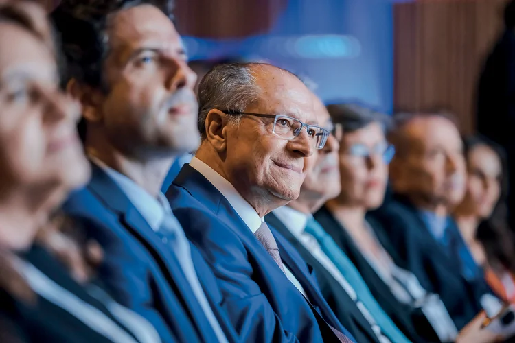 Renato Mimica, chairman da EXAME, ao lado do vice-presidente da República, Geraldo Alckmin  (Eduardo Frazão/Exame)