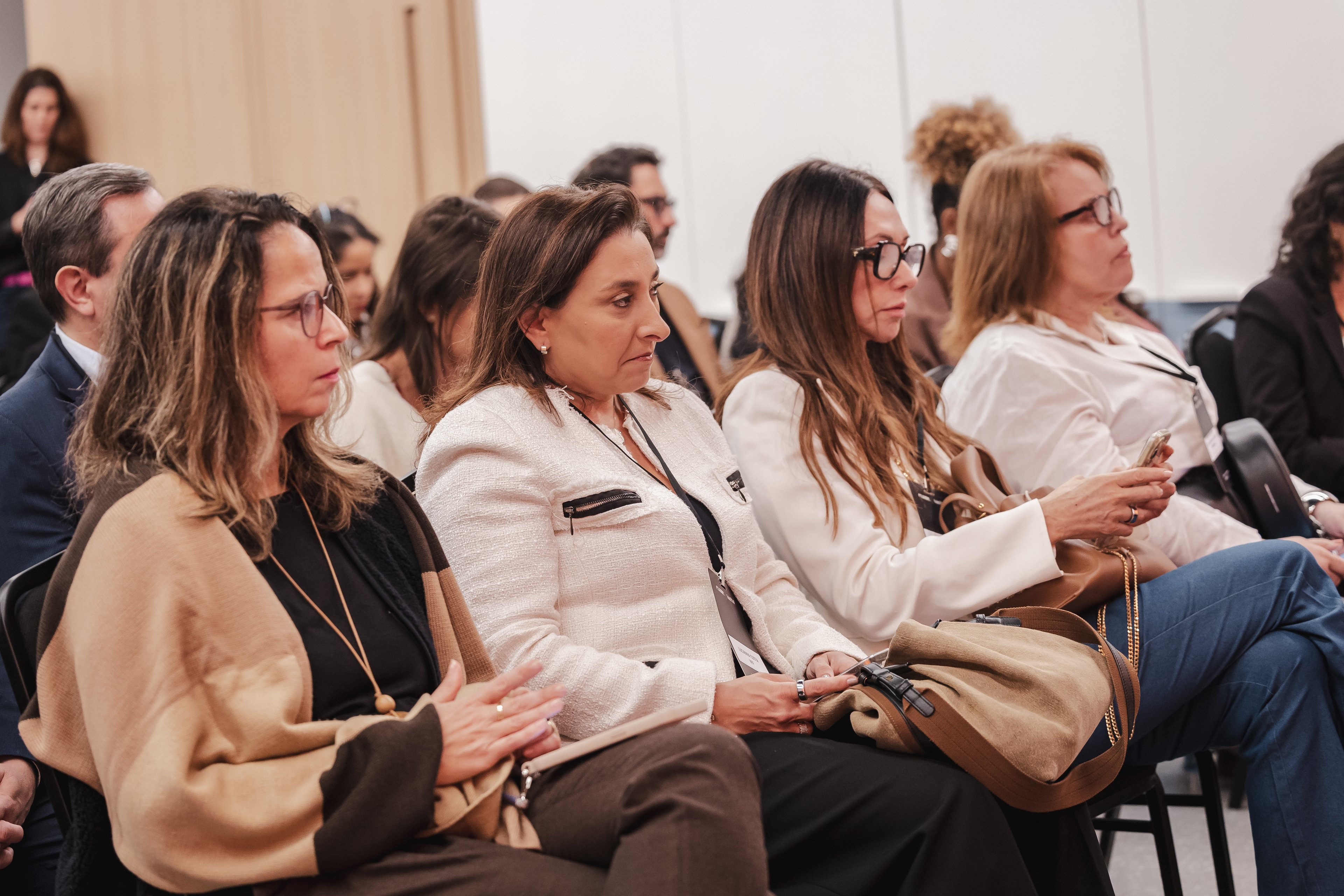 Convidados assistem programação exclusiva sobre COP30, em evento da EXAME.
