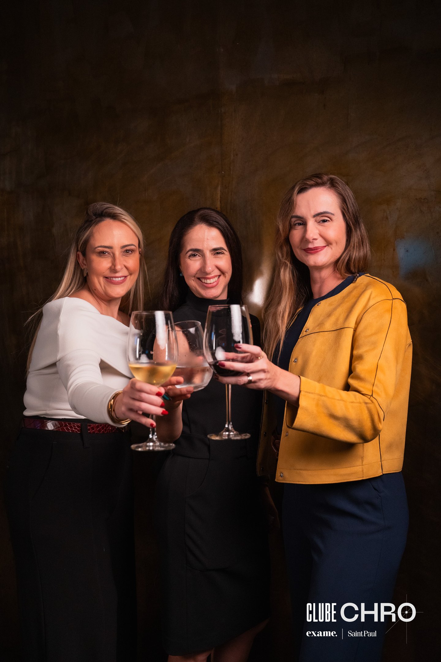 Carolina Ferreira Head de Gente & ASG da Alelo, Bia Nóbrega Executiva de RH e Gabrielle Botelho Diretora de Recursos Humanos da Viridien