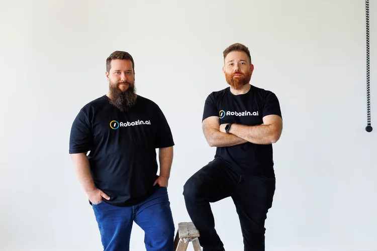 Anderson Nery e Luís Matias, da Robozin: “Tem 5 milhões de pessoas no Brasil que já usaram plataformas de prestação de prestadores de serviço e não voltaram. Isso mostra como esse mercado ainda está mal resolvido” (Robozin/Divulgação)