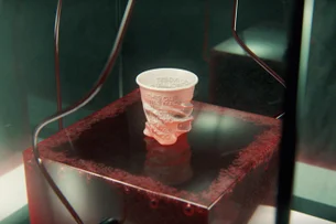 Campanha exibe produtos feitos com microplásticos retirados de sangue humano