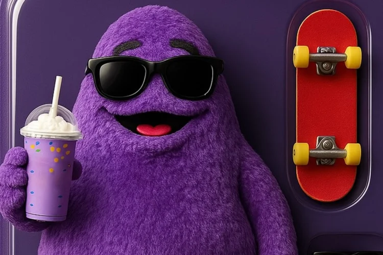 McDonald’s traz Grimace de volta e escala Rayssa Leal para conectar a marca à Geração Z
 (Divulgação)