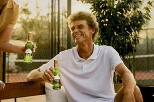 Imagem referente à matéria: Stella Artois firma parceria com Guga Kuerten e reforça presença no universo do tênis