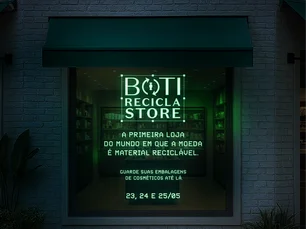 Imagem referente à matéria: No mês da reciclagem, Boticário lança loja que aceita resíduos como forma de pagamento