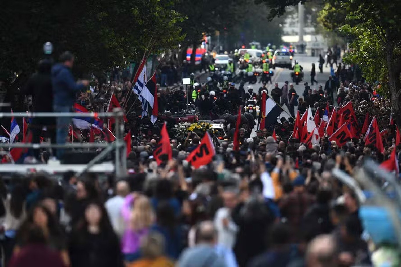 Uruguai se despede de Mujica com cortejo e velório aberto ao público antes de cremação