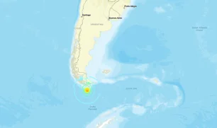 Imagem referente à matéria: Terremoto de magnitude 7,5 atinge Chile; governo pede evacuação na costa por risco de tsunami