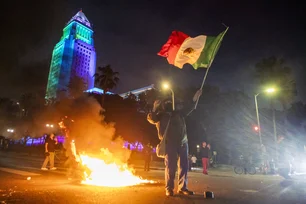 Imagem referente à matéria: 700 fuzileiros navais chegam a Los Angeles após protestos contra políticas migratórias de Trump