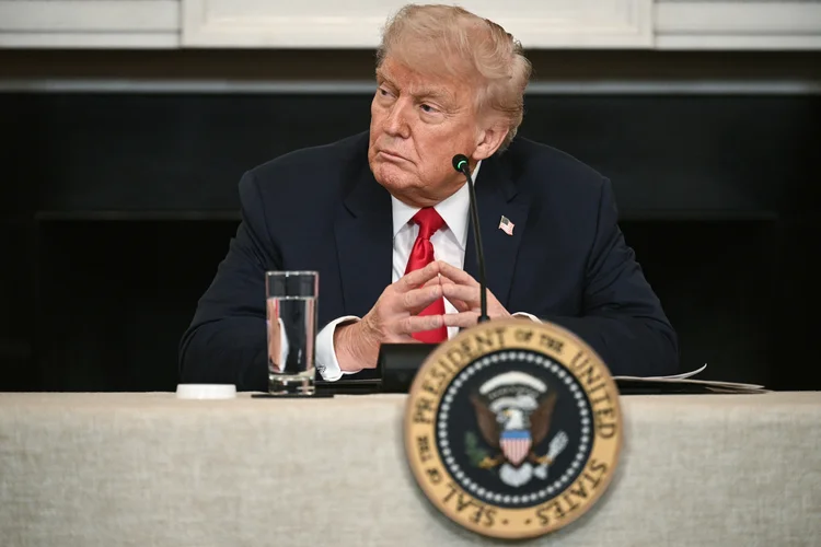 Trump deu à República Islâmica 60 dias para negociar um acordo nuclear (Brendan Smialowski/AFP)