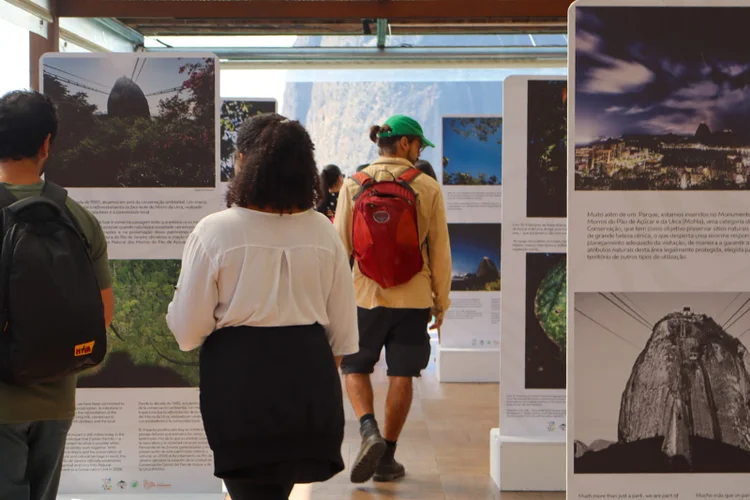 A exposição “As belezas que conectam o MoNa”, parte da programação da Semana do Meio Ambiente do Parque Bondinho Pão de Açúcar (Parque Bondinho Pão de Açucar/Divulgação)