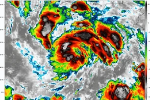 Imagem referente à matéria: Tempestade tropical Erick se aproxima da costa do México e deve se tornar furacão nas próximas horas