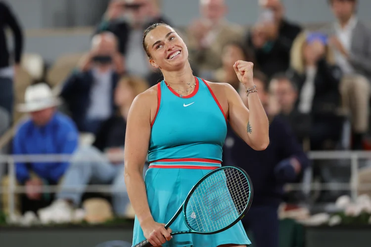Número 1 do mundo: Aryna Sabalenka está na final de Roland Garros pela primeira vez (Julian Finney/Getty Images)
