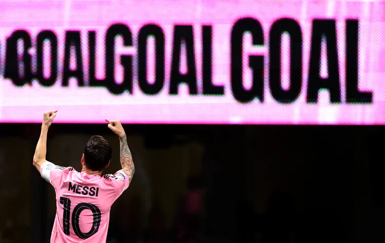 Messi: jogador argentino busca título inédito no novo formato do Mundial de Clubes da Fifa 2025 (Alex Grimm / Equipe/Getty Images)