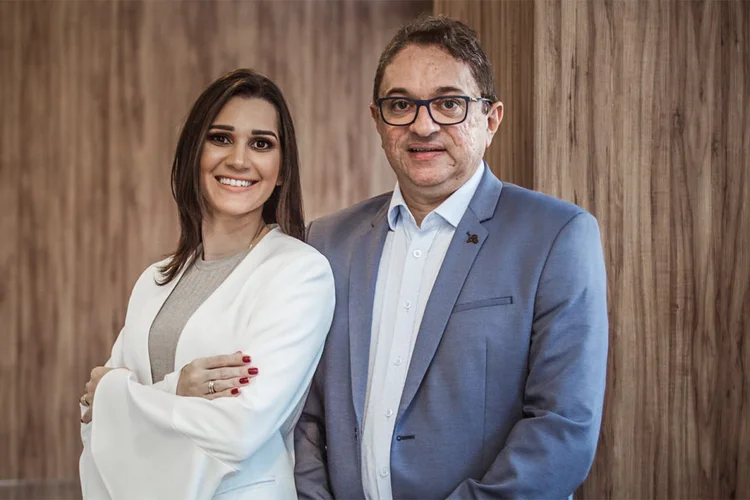 Izabelly e Etevaldo Miranda, sócios da Cuidare: “A população idosa no Brasil vai dobrar em 20 anos. E essa realidade se repete em vários países. Quem já tem operação estruturada vai sair na frente” (Cuidare/Divulgação)