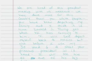 Acusado por roubo, homem falsifica carta com ameaça a Trump para incriminar e deportar testemunha