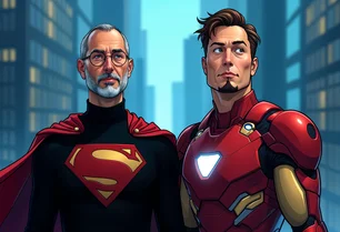 Imagem referente à matéria: Entre Superman e Tony Stark: como Jobs e Musk viraram mitos corporativos