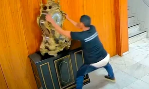 Imagem referente à matéria: Moraes manda prender homem que quebrou relógio histórico do Planalto