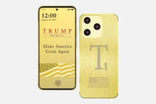 Imagem referente à matéria: O que aconteceu com o T1, smartphone dourado que teria a marca Trump?