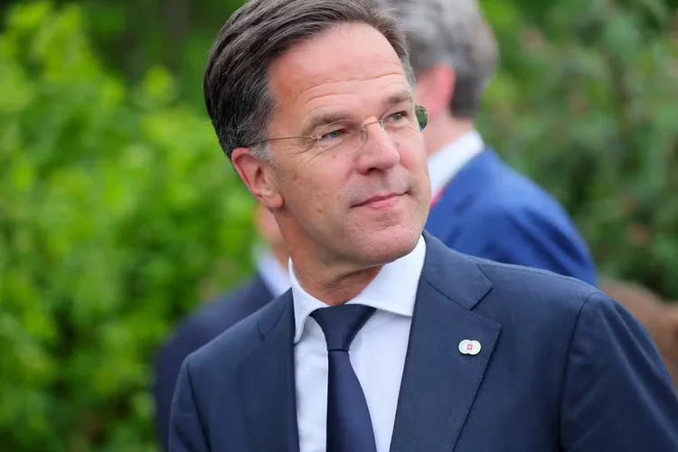 O ex-premier da Holanda, Mark Rutte, que atualmente é secretário-geral da Otan (Denis Balibouse/AFP)