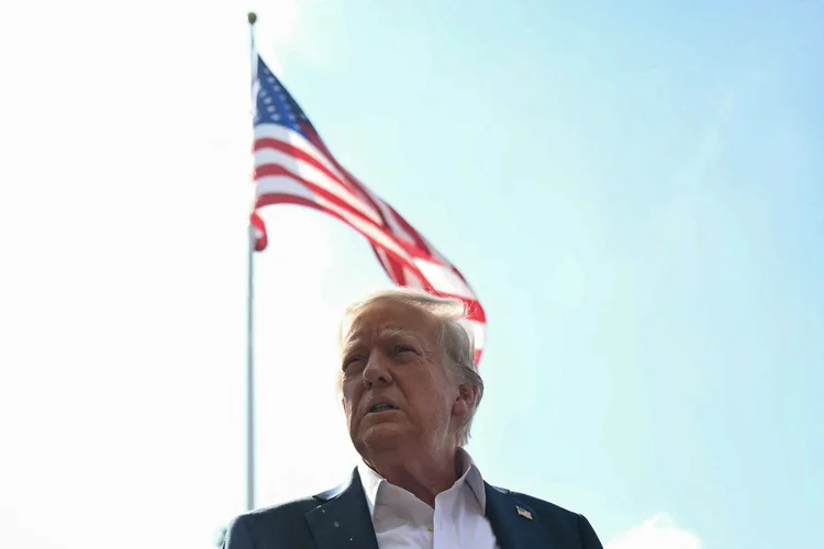 Donald Trump, presidente dos Estados Unidos (Andrew Reynolds/AFP)