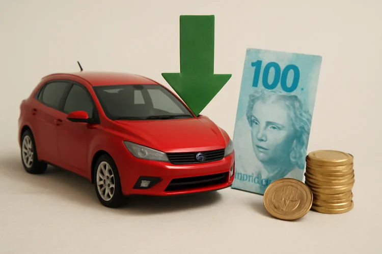Carro popular: implementação do IPI Verde poderia reduzir preço de veículos 1.0 flex (Imagem gerada com IA/Reprodução)
