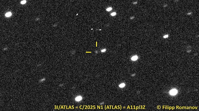 Viajante alienígena? Entenda a jornada do cometa 3I/ATLAS pelo Sistema Solar